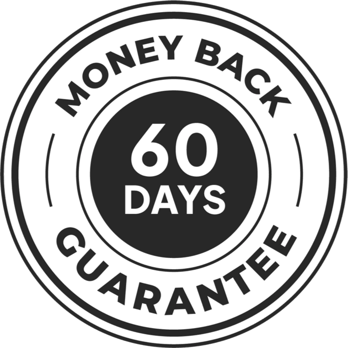 Lung Trust 90-day money-back guarantee badge